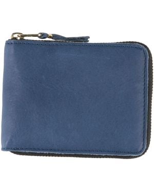 Comme des Garçons Wallet Leather - Blue
