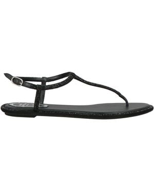 Rene Caovilla Thong Sandal - Black