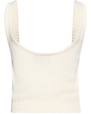 ELEONORA GOTTARDI Top Merino Wool, Eco-Cashmere - White