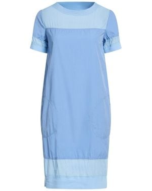 European Culture Mini Dress - Blue