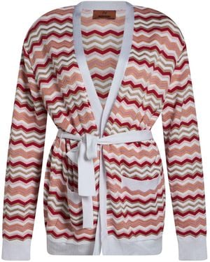 Missoni Cardigan Cotton, Viscose - Red