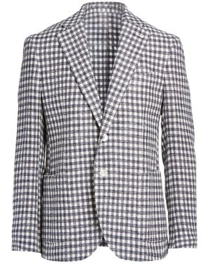 L.B.M. 1911 Blazer Cotton, Acrylic, Linen, Polyamide - Multicolour