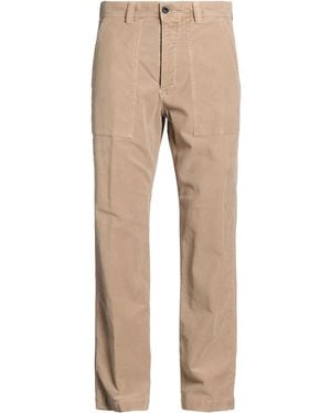 Incotex Camel Trousers Cotton, Elastane - Natural