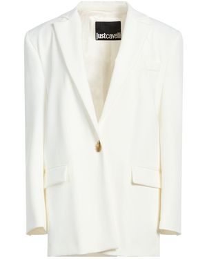 Just Cavalli Blazer Polyester, Elastane - White