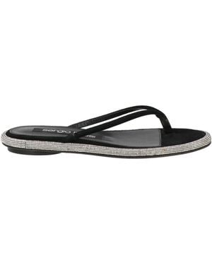 Sergio Rossi Thong Sandal Leather - White