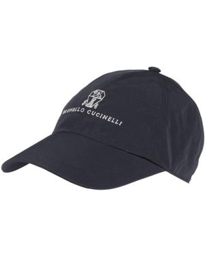 Brunello Cucinelli Hat Polyester, Polyamide - Blue