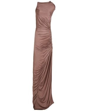 Rick Owens Maxi-Kleid - Braun