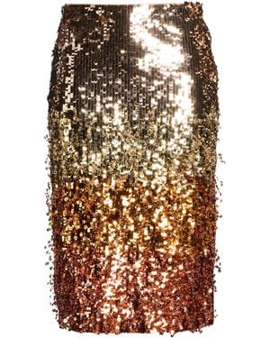DES_PHEMMES Midi Skirt - Multicolour