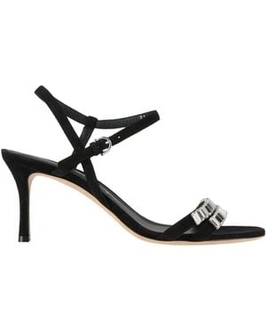 Ferragamo Sandals Leather - Black