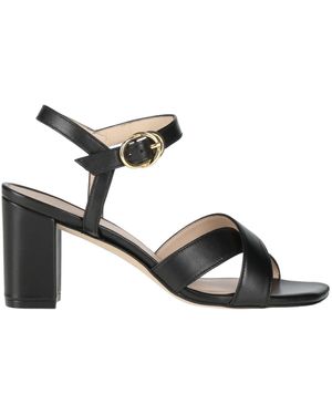 Stuart Weitzman Sandals Leather - Metallic