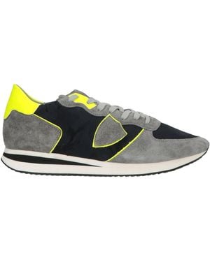 Philippe Model Sneakers Leather, Textile Fibers - Green