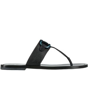 MICH SIMON Thong Sandal - Black
