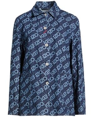KENZO Jeansjacke/-Mantel - Blau