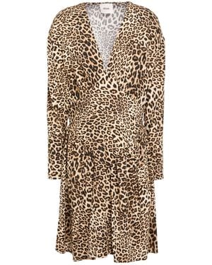 Dixie Sand Mini Dress Viscose, Wool - Natural