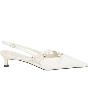 Tosca Blu Court Shoes Leather - White