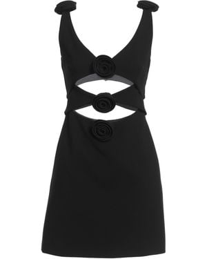 Magda Butrym Mini Dress Wool, Elastane - Black