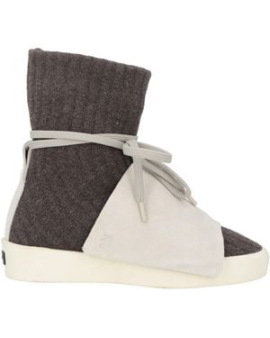 Fear Of God Ankle Boots Textile Fibres, Leather - Grey