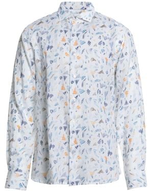 DETWELVE Shirt Cotton, Elastane - Blue