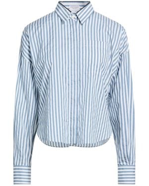 Brunello Cucinelli Shirts - Blue