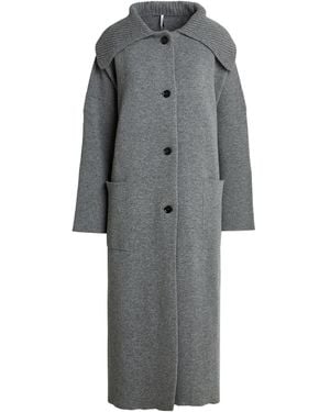 Liviana Conti Coat Wool, Polyamide - Grey