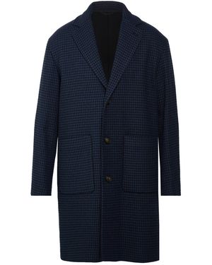 THELAND Coat Acrylic, Polyester, Wool, Textile Fibers - Blue