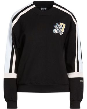 EA7 Sweatshirt Cotton, Polyamide - Black