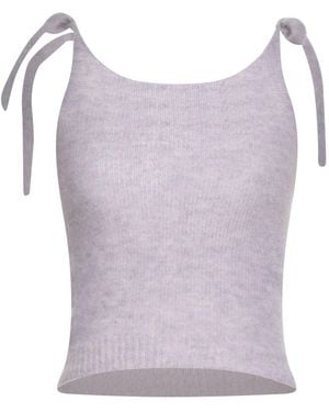 SOLOTRE Lilac Top Alpaca Wool, Polyamide, Mohair Wool - Purple