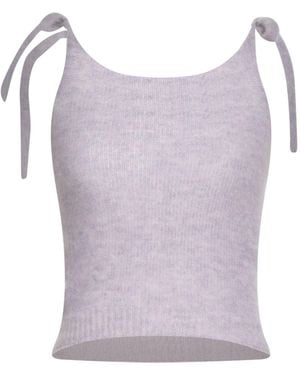 SOLOTRE Lilac Top Alpaca Wool, Polyamide, Mohair Wool - Purple