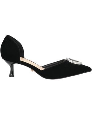 Twenty Four Haitch Court Shoes - Black