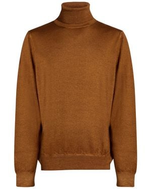 Gran Sasso Turtlenecks - Brown