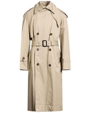FEDERICO CINA Overcoat & Trench Coat Cotton, Elastane - Natural