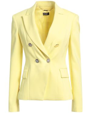Liu Jo Blazer Viscose, Polyester, Elastane - Yellow