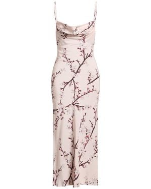 McQueen Maxi Dress Silk - Pink