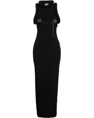 ワンピース JEAN PAUL GAULTIER BLACK VISCOSE MAXI DRESS Maxi dress Jean Paul Gaultier Black size 42 IT in Viscose