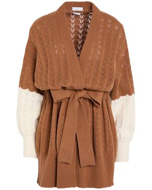 Ballantyne Cardigan Wool, Cashmere - Brown