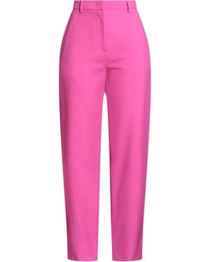 Valentino Garavani Fuchsia Pants Wool - Pink