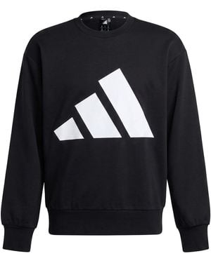 adidas Sweatshirt Cotton, Polyester, Viscose - Blue