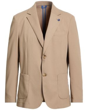 Massimo Rebecchi Blazer Polyester, Viscose, Elastane - Natural