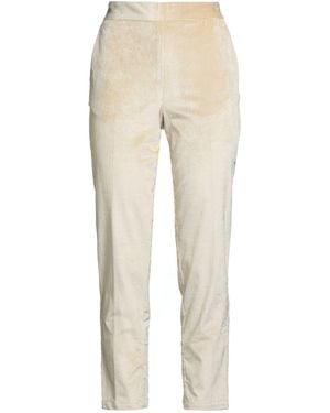 Momoní Cream Pants Viscose, Cotton, Elastane - Natural