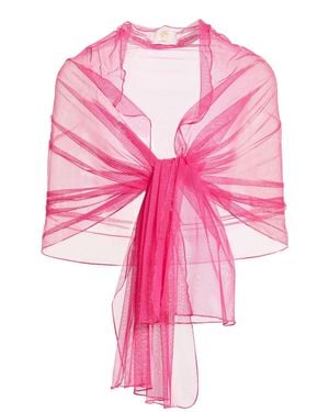 Gai Mattiolo Fuchsia Cape Polyester - Pink