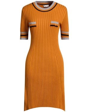 Dixie Marigold Midi Dress Viscose, Polyester, Polyamide - Orange