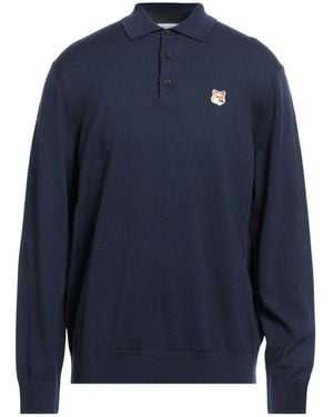 Maison Kitsuné Pullover - Blau