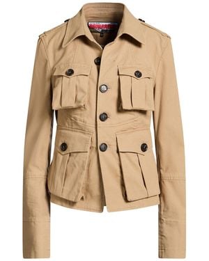 DSquared² Camel Jacket Cotton, Elastane - Natural