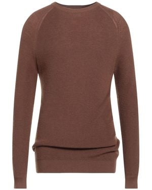 OVER/D Sweater Polyester, Acrylic, Wool - Brown