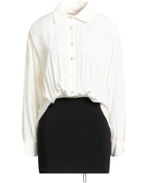 Jucca Ivory Mini Dress Acetate, Silk - White