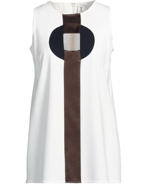 1 One Top Viscose, Polyamide, Elastane - White