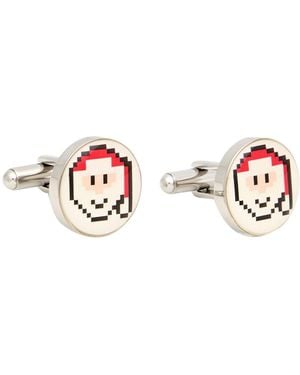 HUGO Cufflinks And Tie Clips - White