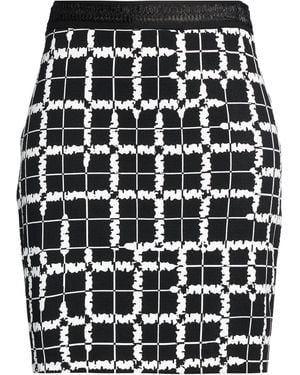 FRANK LYMAN Midi Skirt Nylon, Elastane - Black