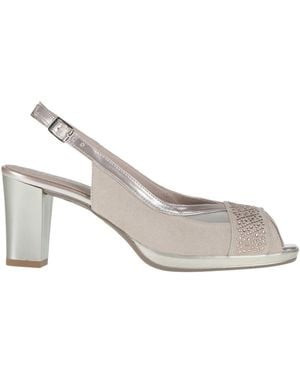 Cinzia Soft Light Sandals Textile Fibers - White