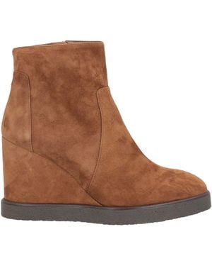 Piumi Tan Ankle Boots Leather - Brown